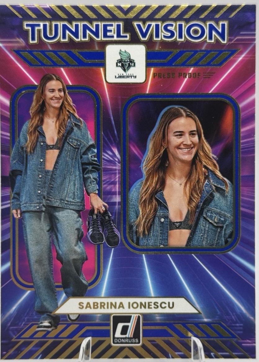 Sabrina Ionescu [Press Proof Blue] #10
