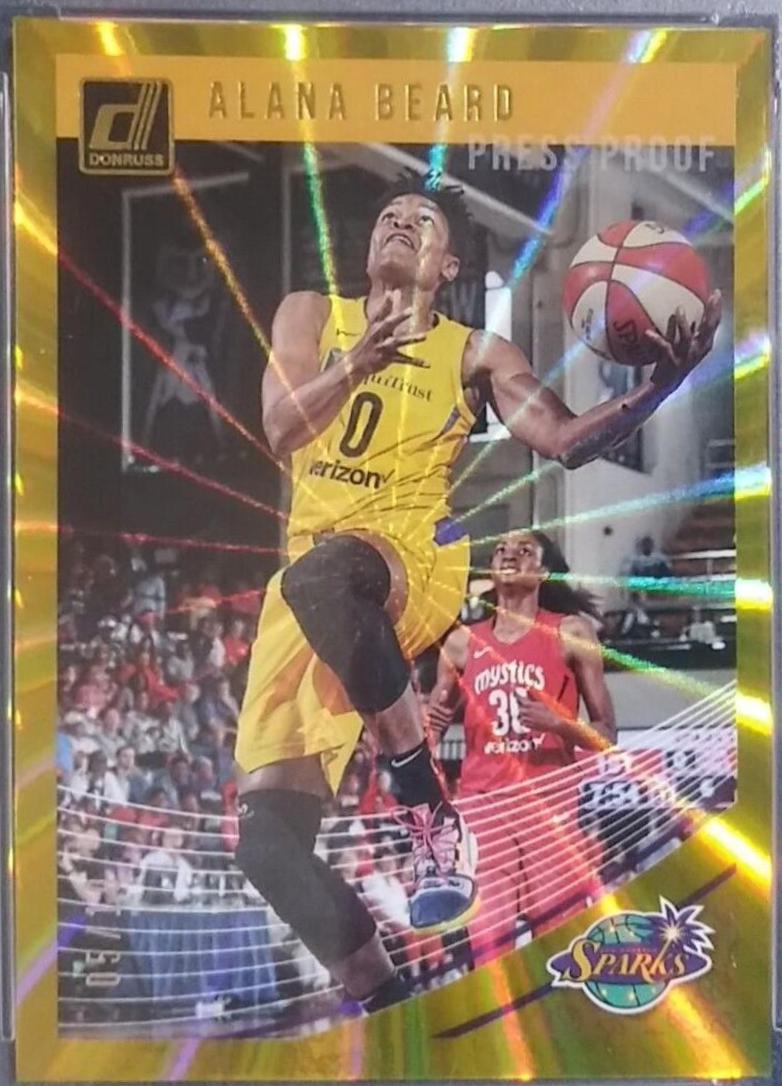 Alana Beard [Press Proof Gold Laser] #70