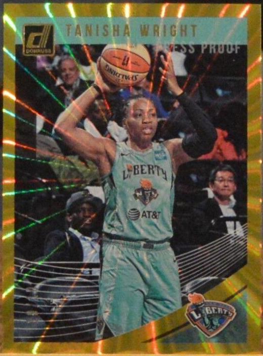Tanisha Wright [Press Proof Gold Laser] #17