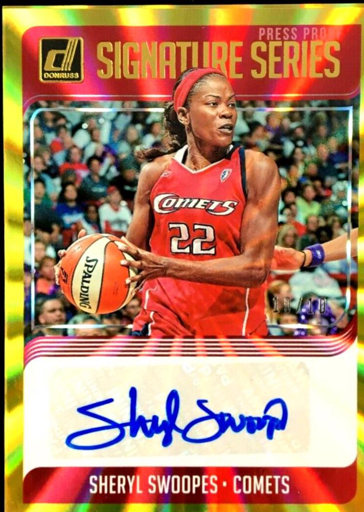 Sheryl Swoopes [Press Proof Gold Laser] #SS-SSW