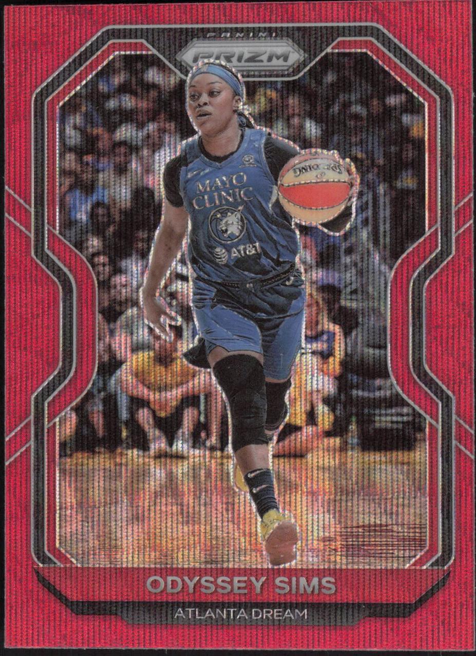 Odyssey Sims [Ruby Wave Prizm] #80