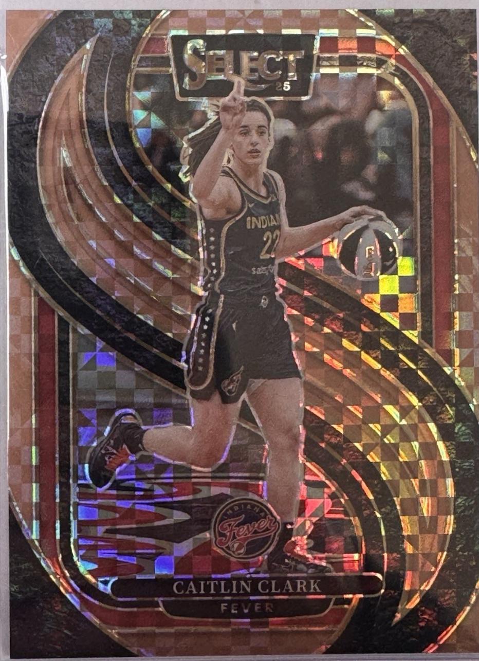 Caitlin Clark [Bronze Checker Prizm] #140