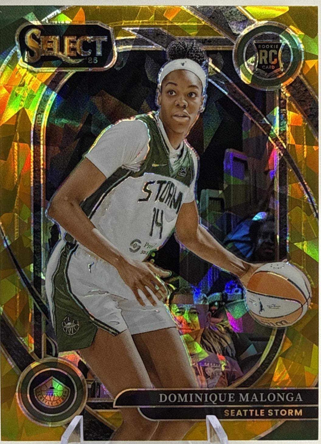 Dominique Malonga [Gold Ice Prizm] #211
