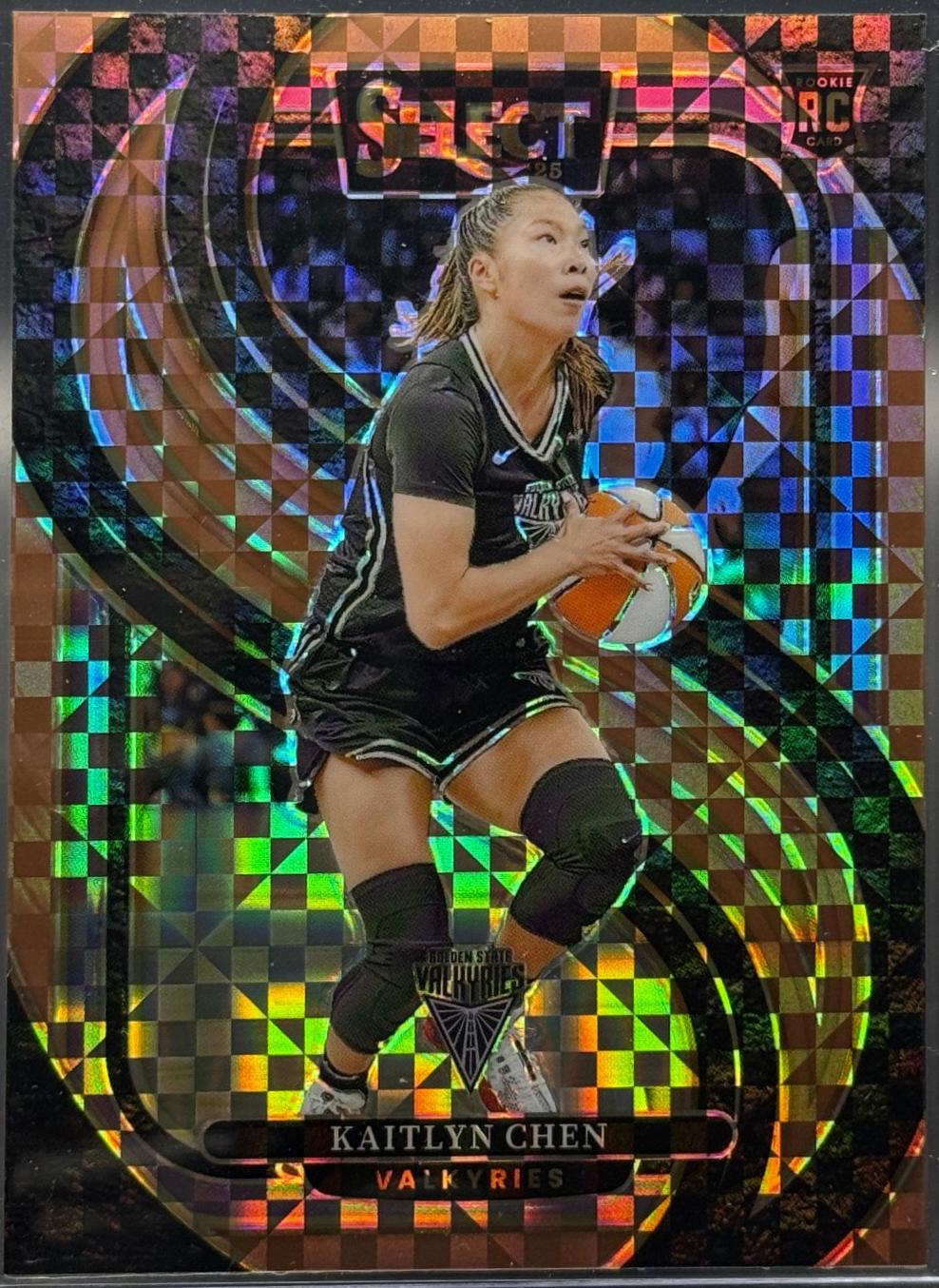 Kaitlyn Chen [Bronze Checker Prizm] #104
