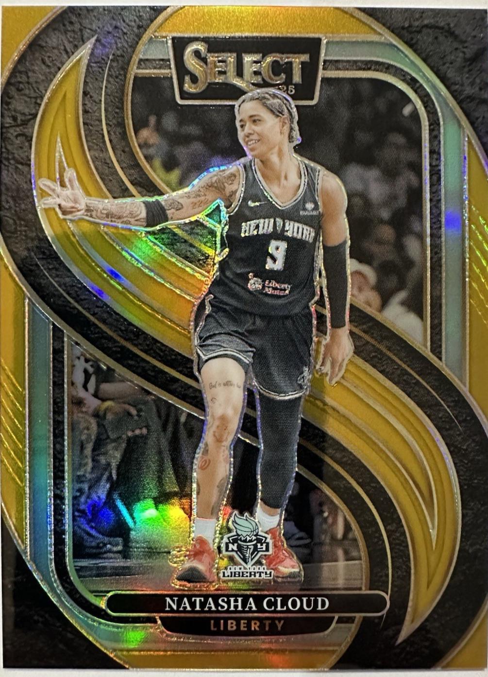 Natasha Cloud [Gold Prizm] #116
