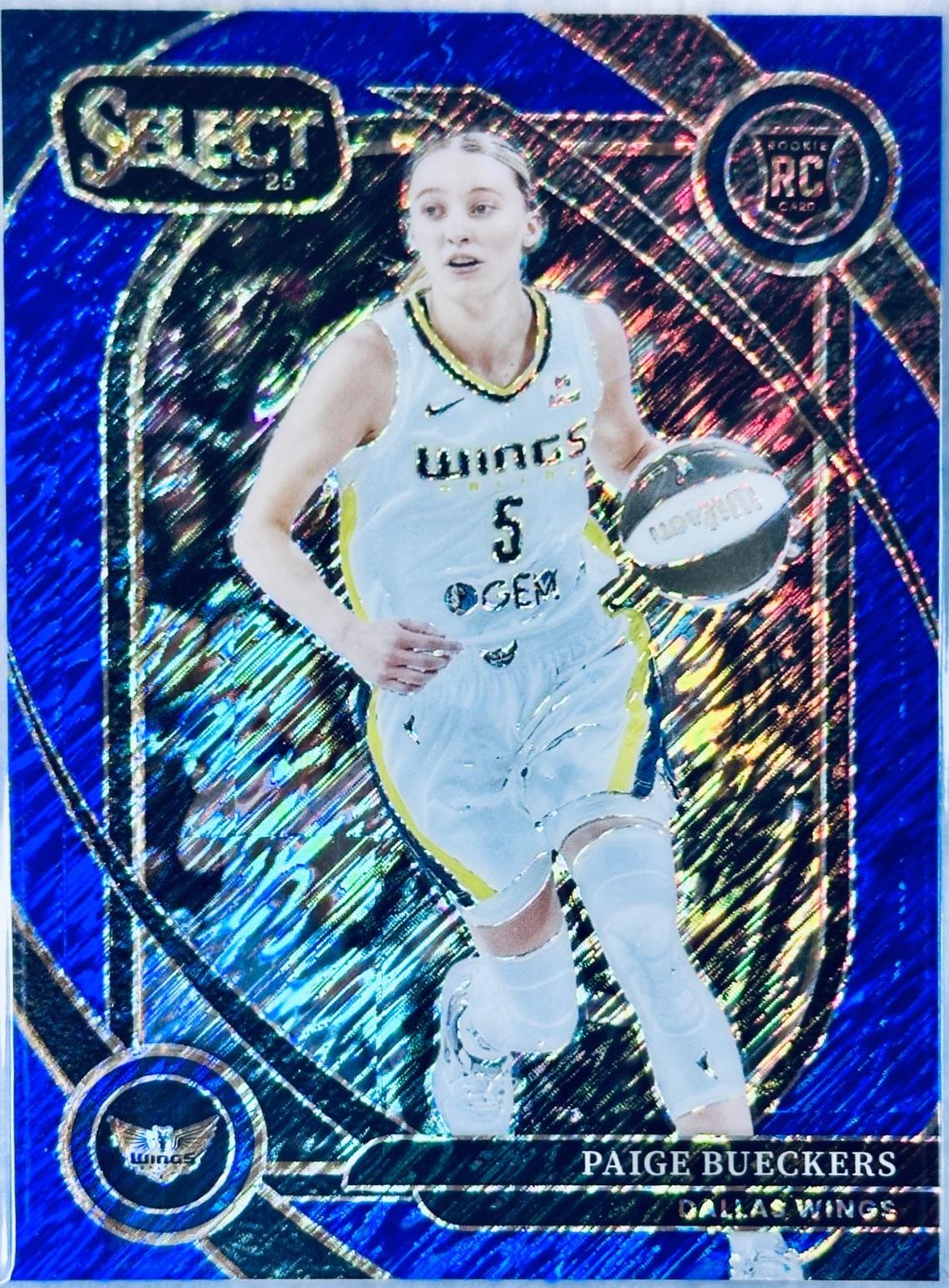 Paige Bueckers [Blue Shimmer Prizm] #206