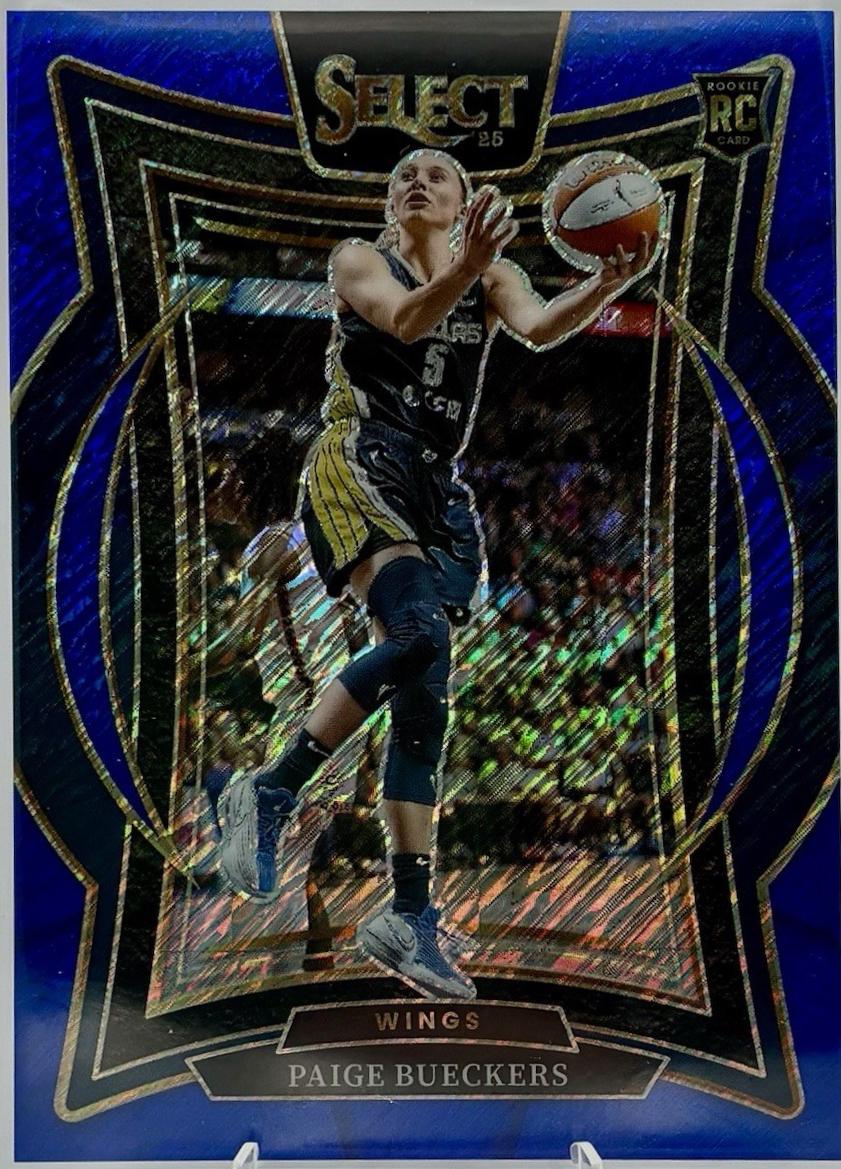 Paige Bueckers [Blue Shimmer Prizm] #25