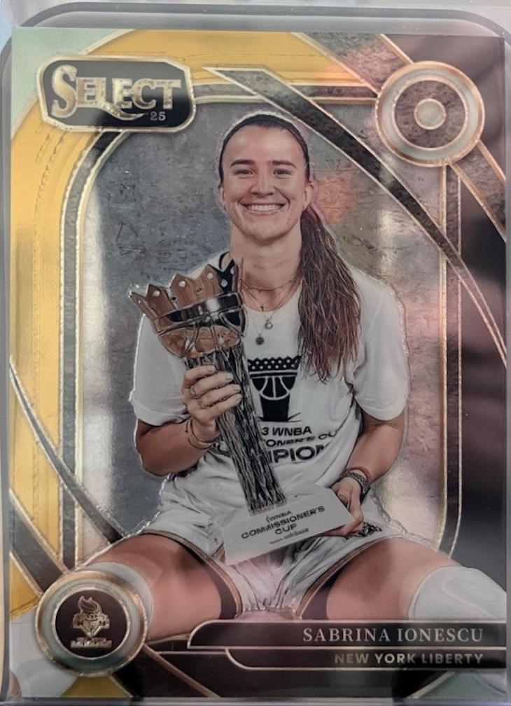 Sabrina Ionescu [Black Gold Prizm] #243