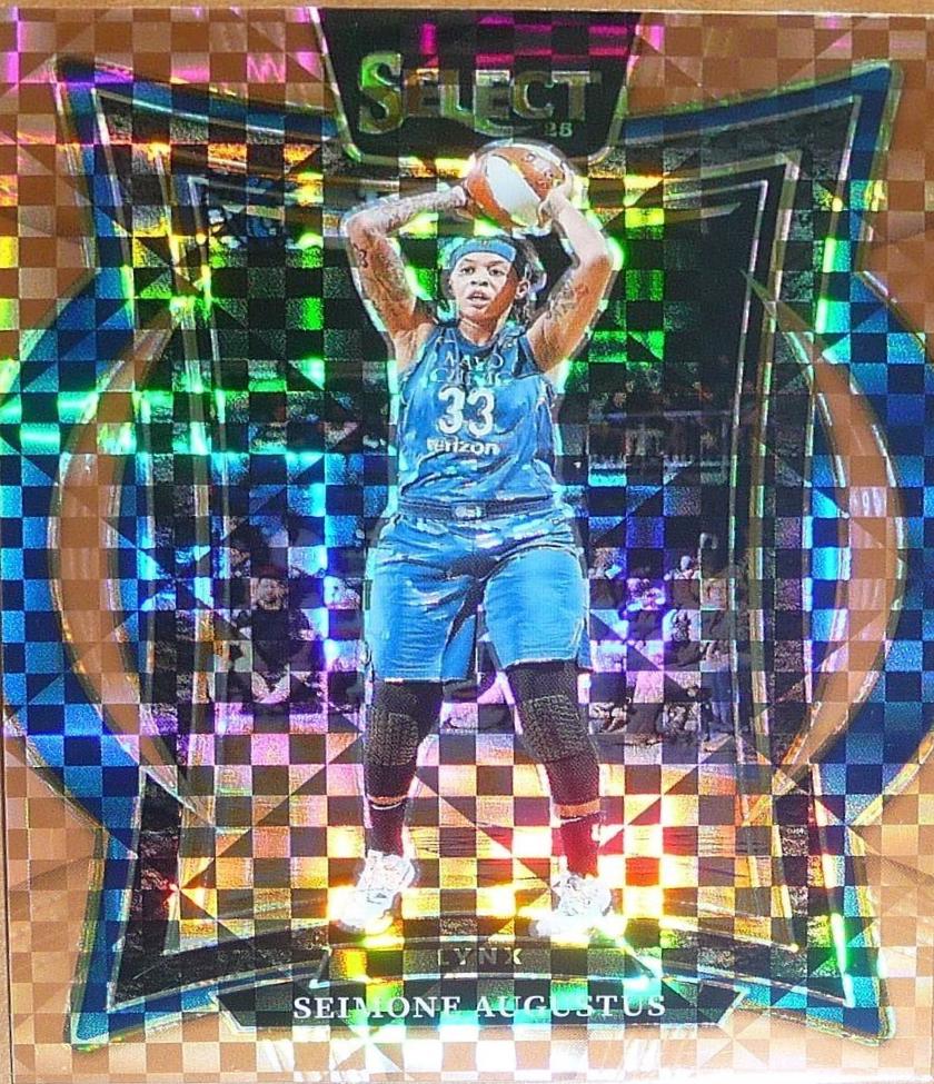 Seimone Augustus [Bronze Checker Prizm] #99