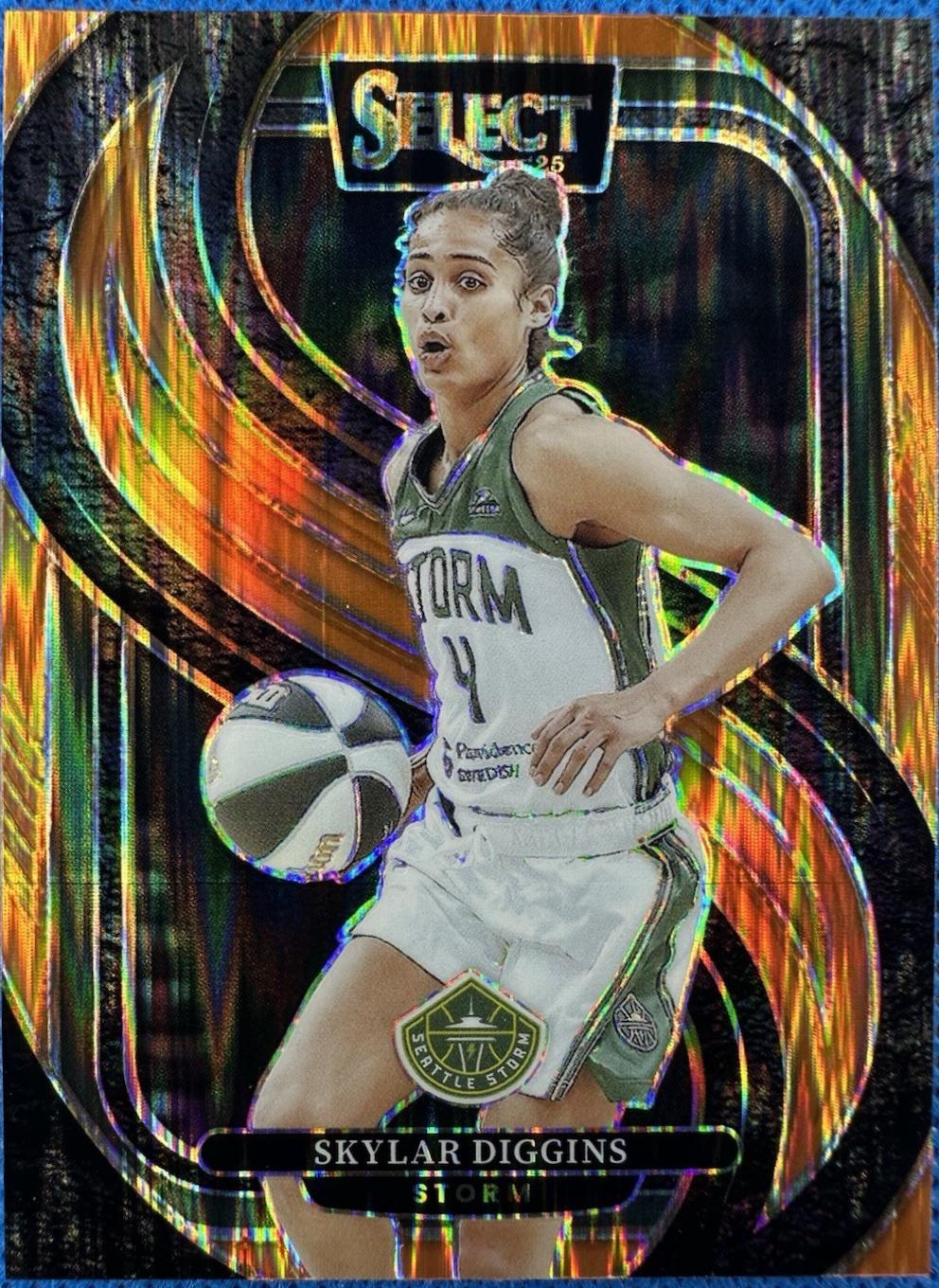 Skylar Diggins [Orange Flash Prizm] #188