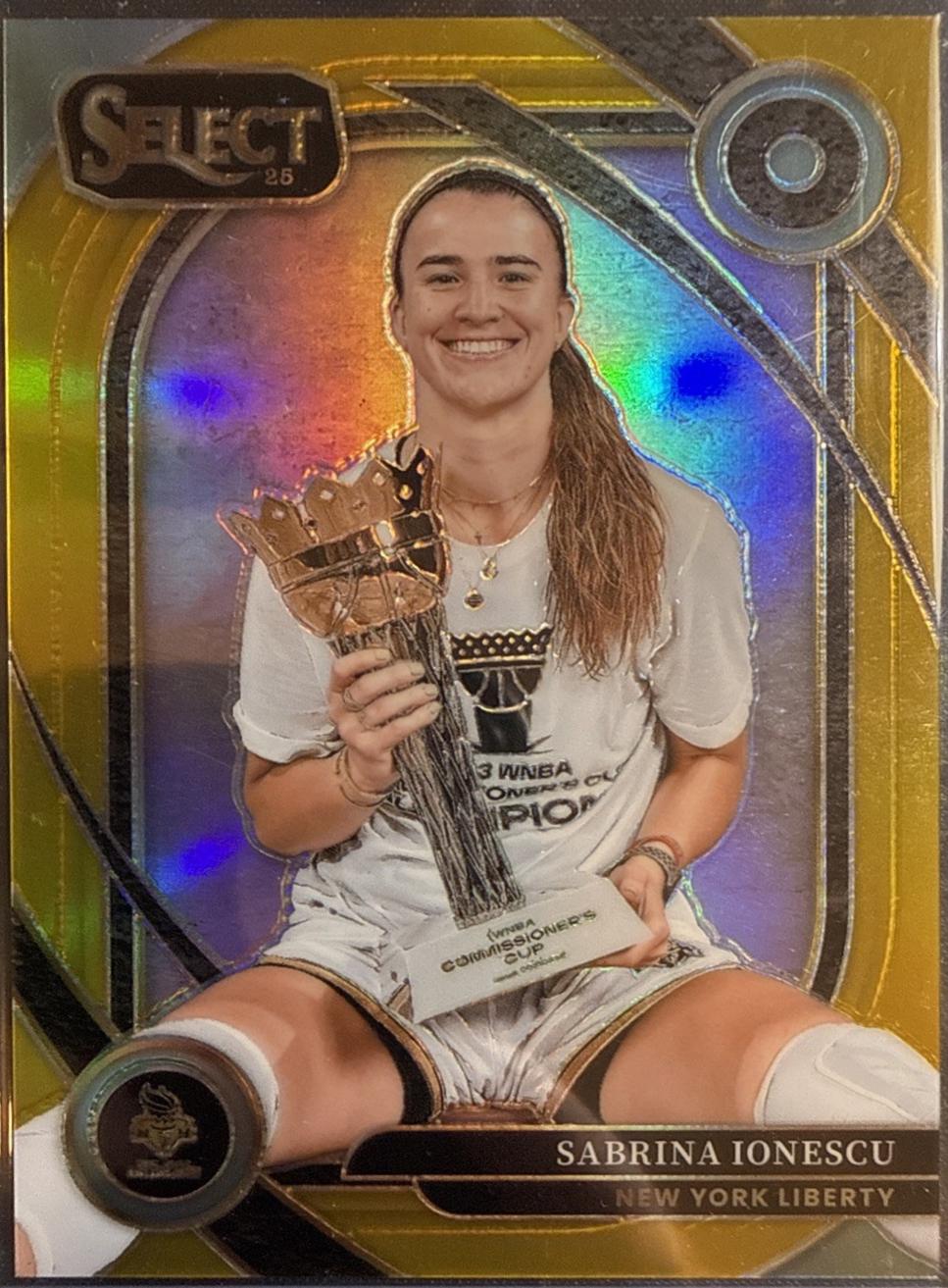 Sabrina Ionescu [Gold Prizm] #243