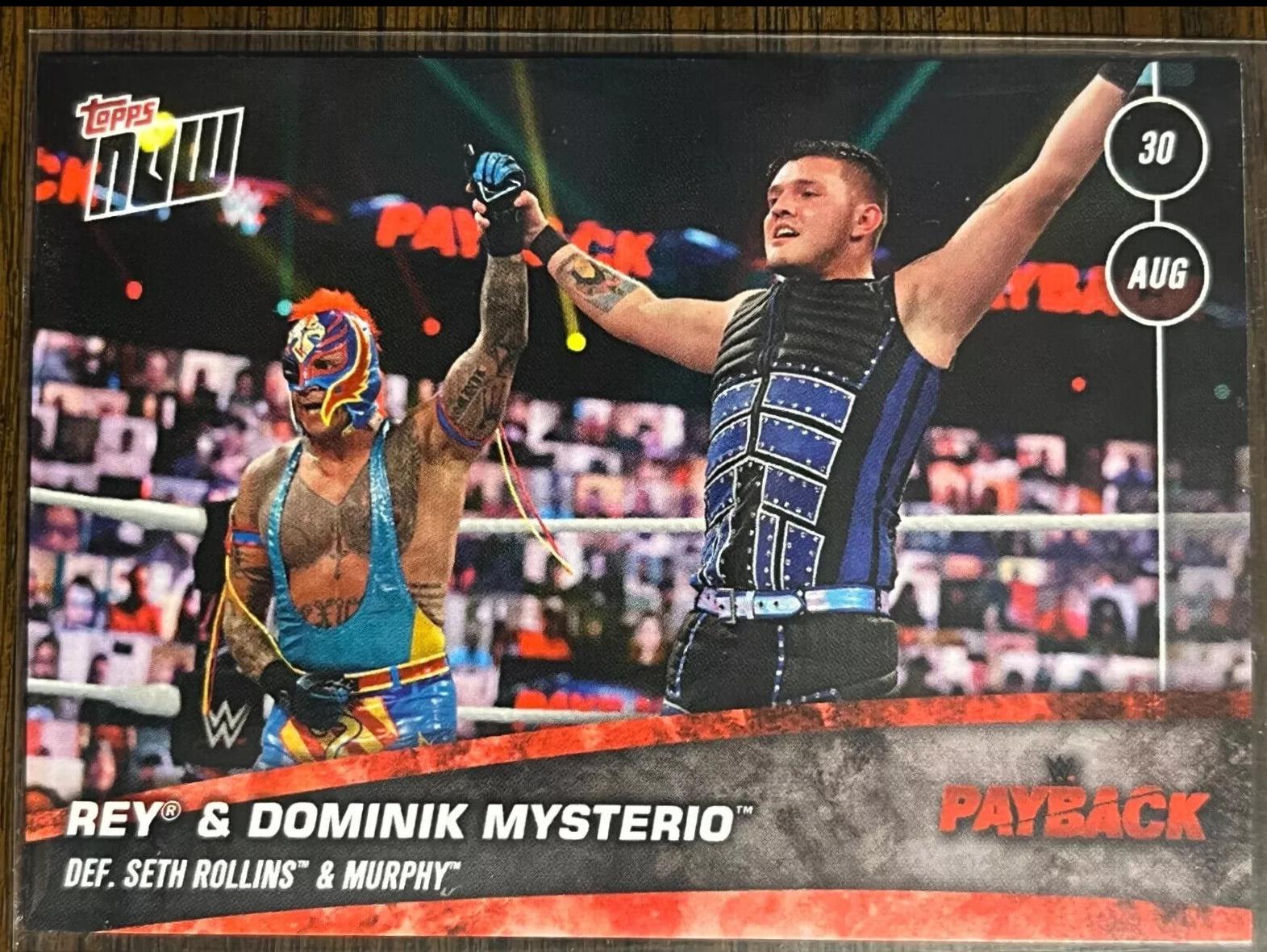 Rey Mysterio, Dominik Mysterio, Seth Rollins, Murphy #50