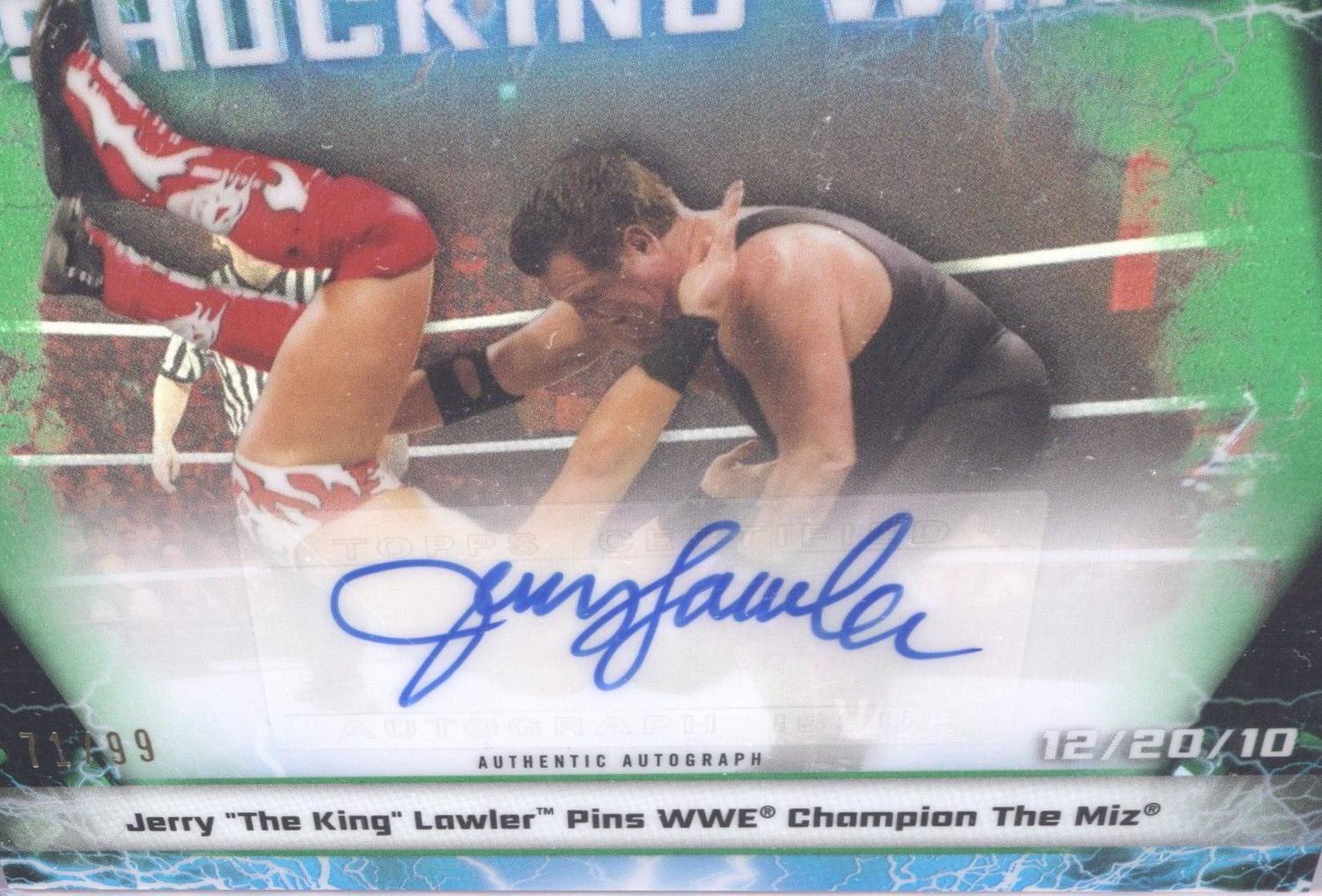 Jerry 'The King' Lawler [Green] #SWA-JL