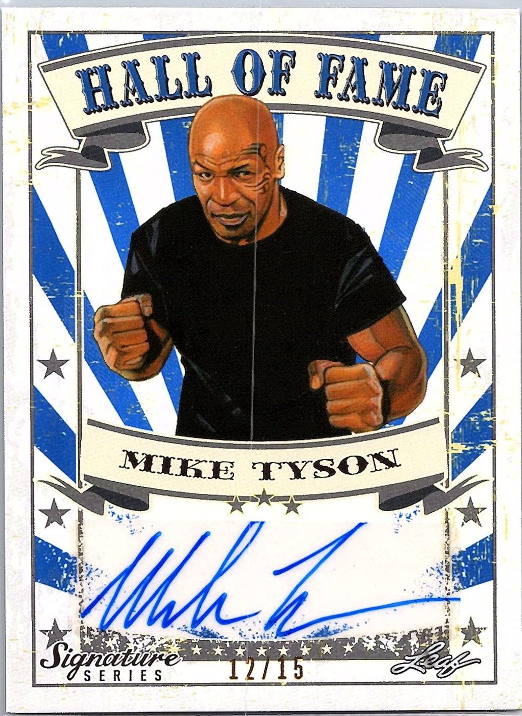 Mike Tyson [Blue] #HOF-11