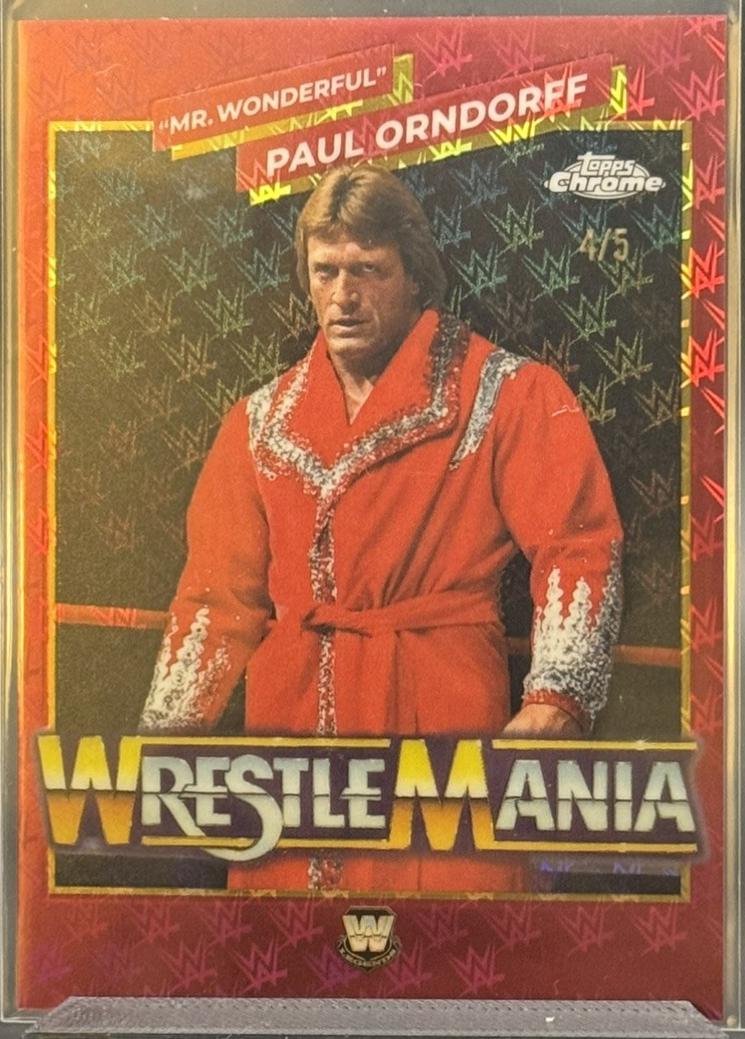 Mr. Wonderful Paul Orndorff [Red Refractor] #WMR-5