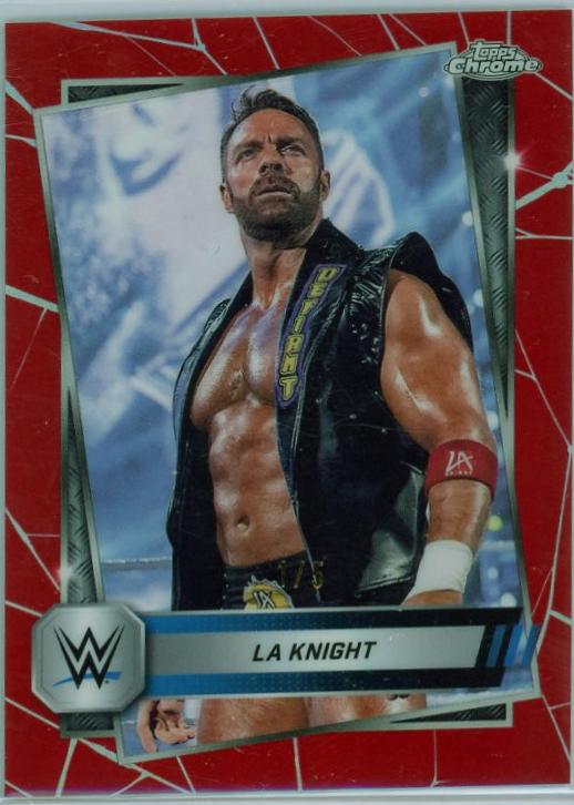 LA Knight [Red Refractor] #118