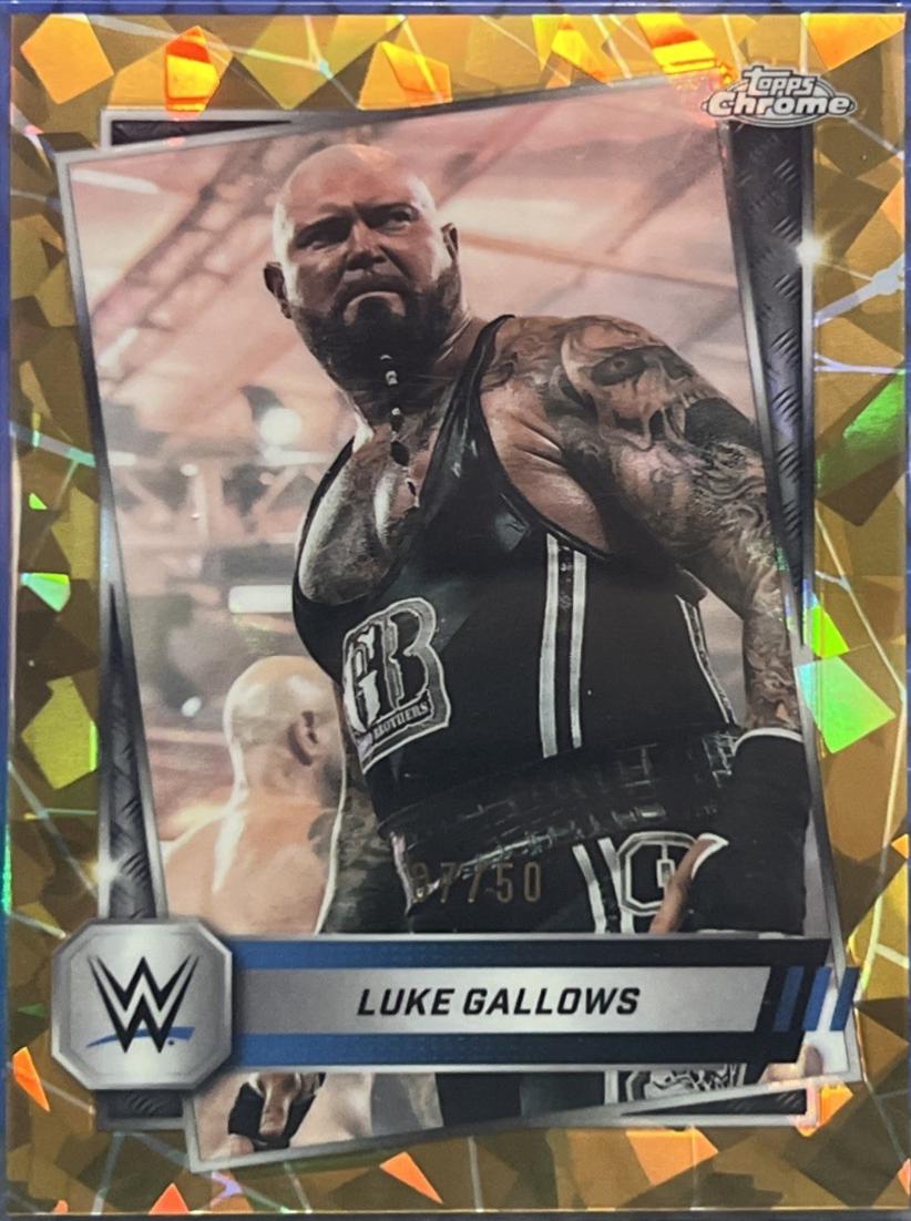 Luke Gallows [Gold Sapphire Refractor] #155