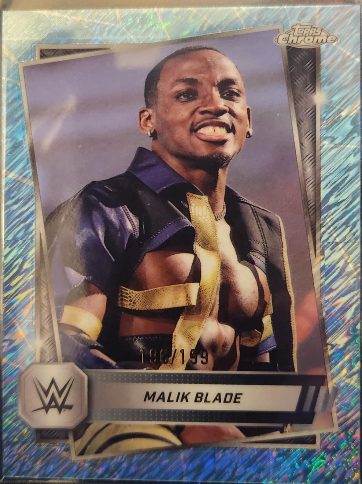 Malik Blade [Aqua Shimmer Refractor] #167