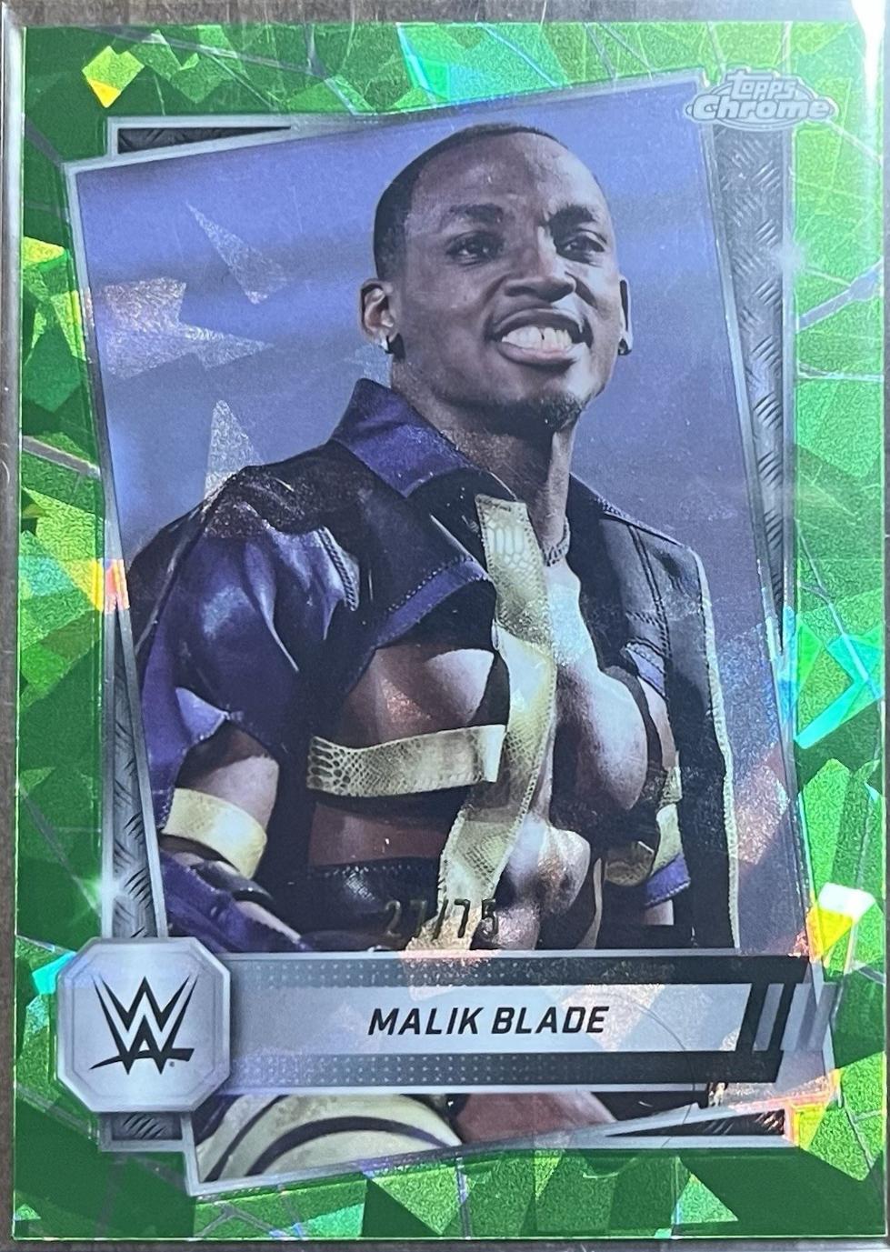 Malik Blade [Green Sapphire Refractor] #167