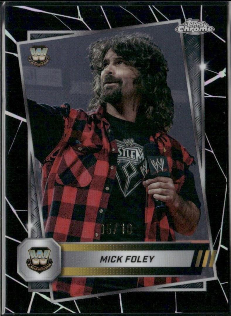 Mick Foley [Black Refractor] #119