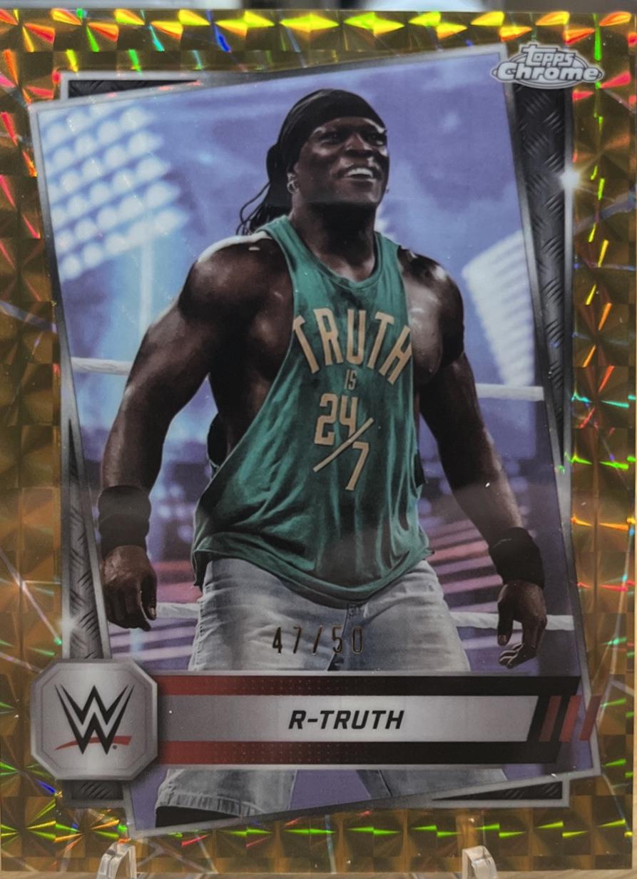 R-Truth [Gold Geometric Refractor] #97