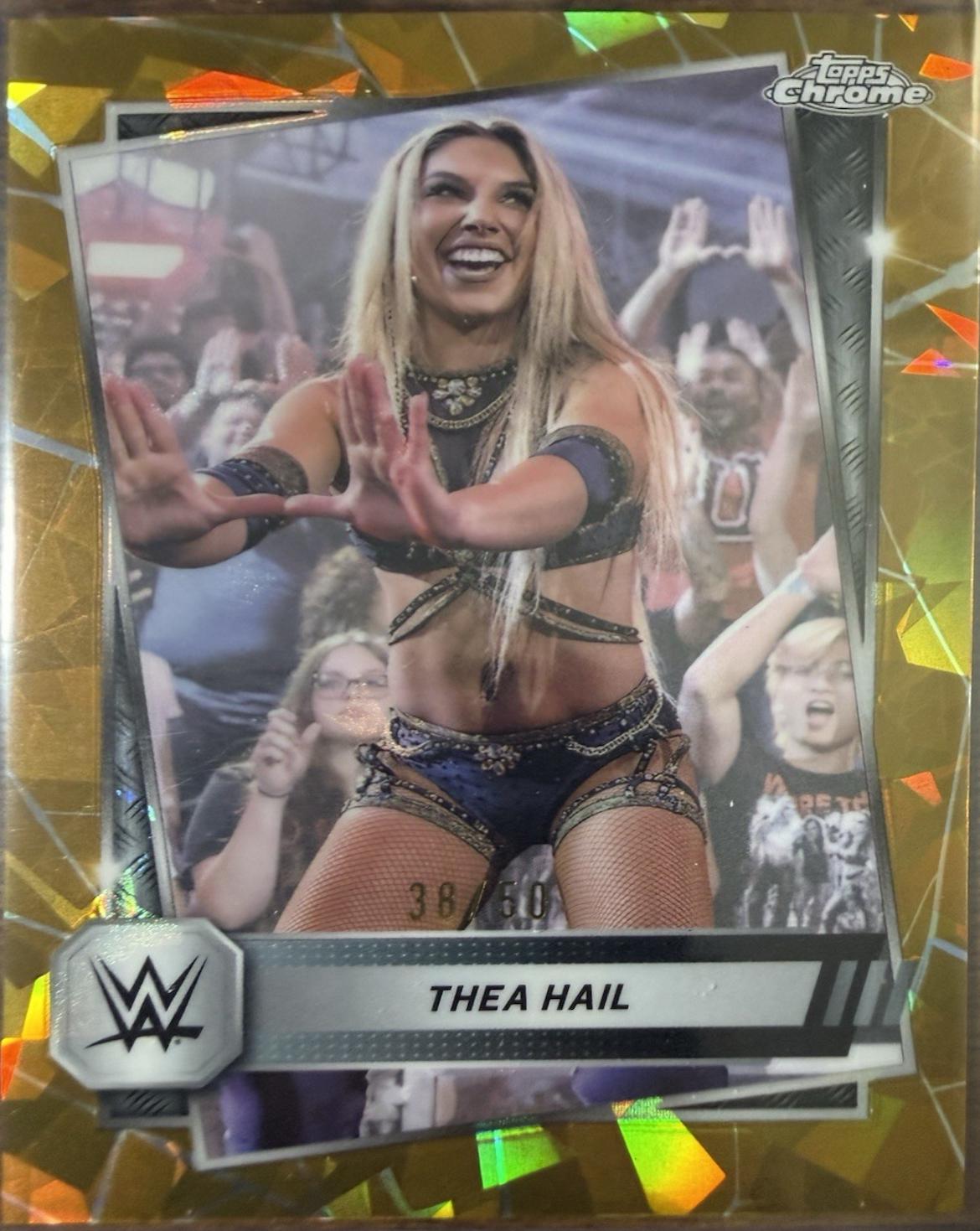 Thea Hail [Gold Sapphire Refractor] #81