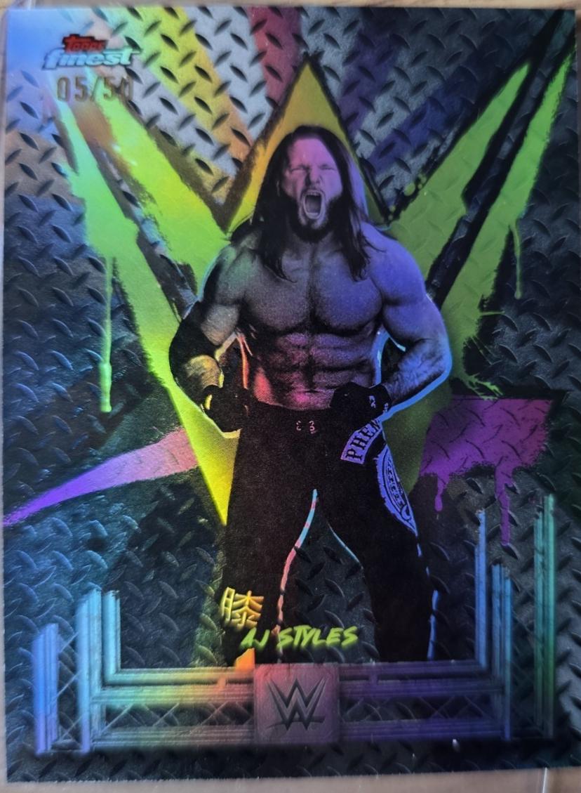 AJ Styles [Black Refractor] #23