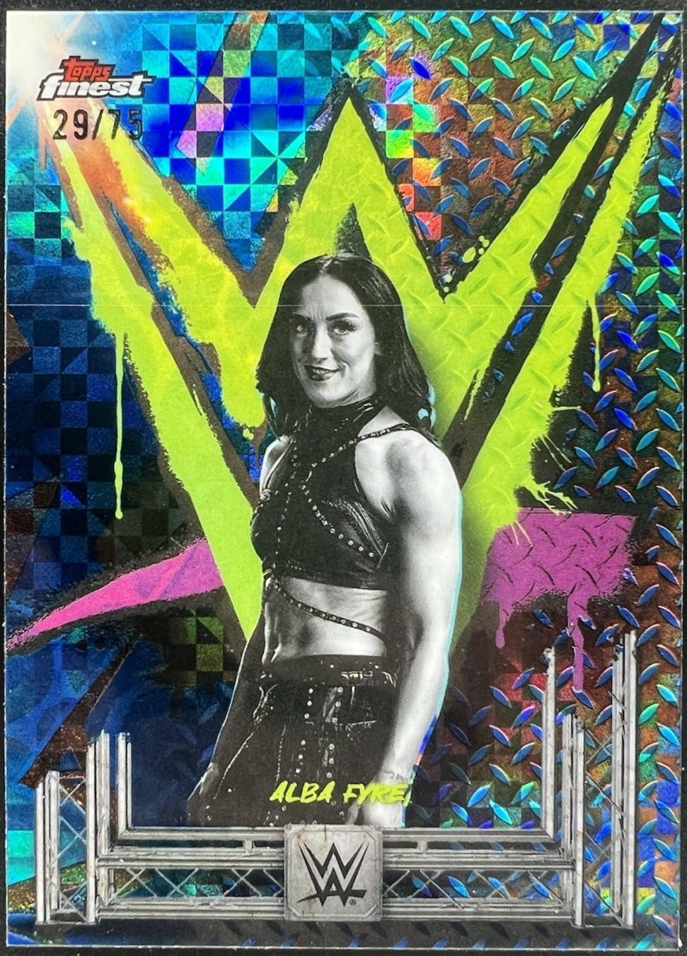 Alba Fyre [Blue Checkerboard Refractor] #189