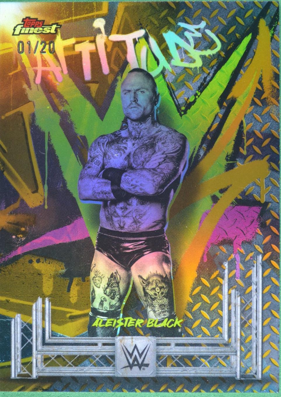 Aleister Black [Gold Refractor] #226