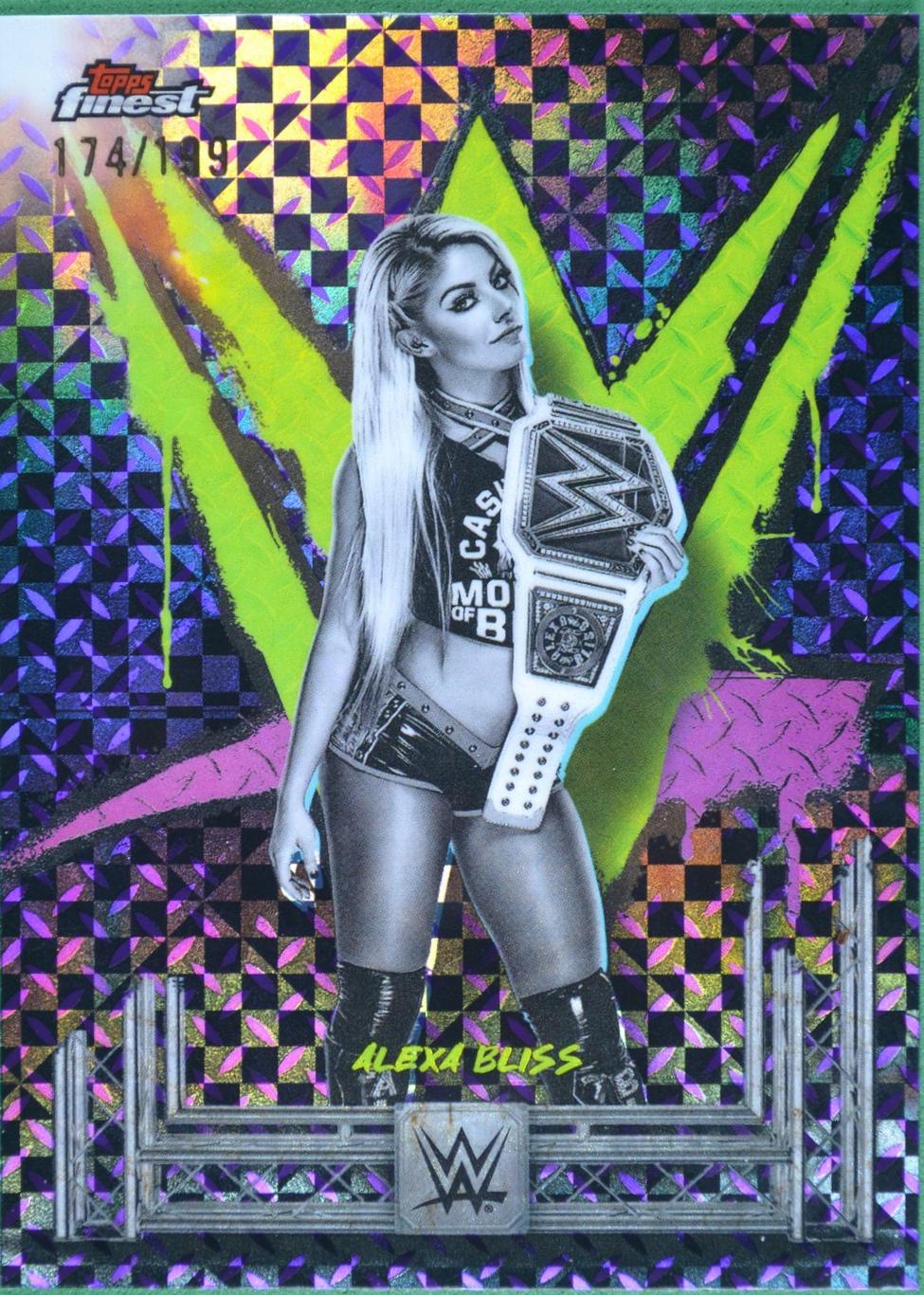 Alexa Bliss [Purple Checkerboard Refractor] #16
