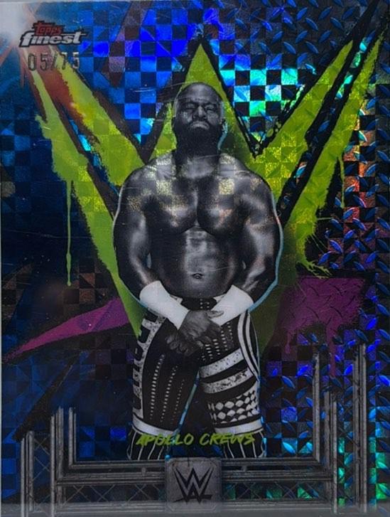 Apollo Crews [Blue Checkerboard Refractor] #126