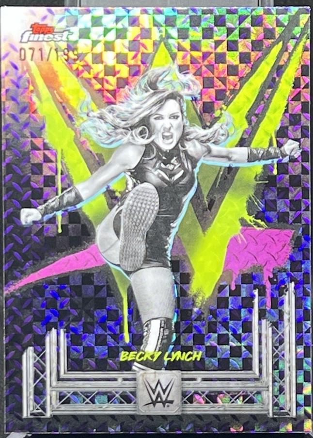Becky Lynch [Purple Checkerboard Refractor] #63