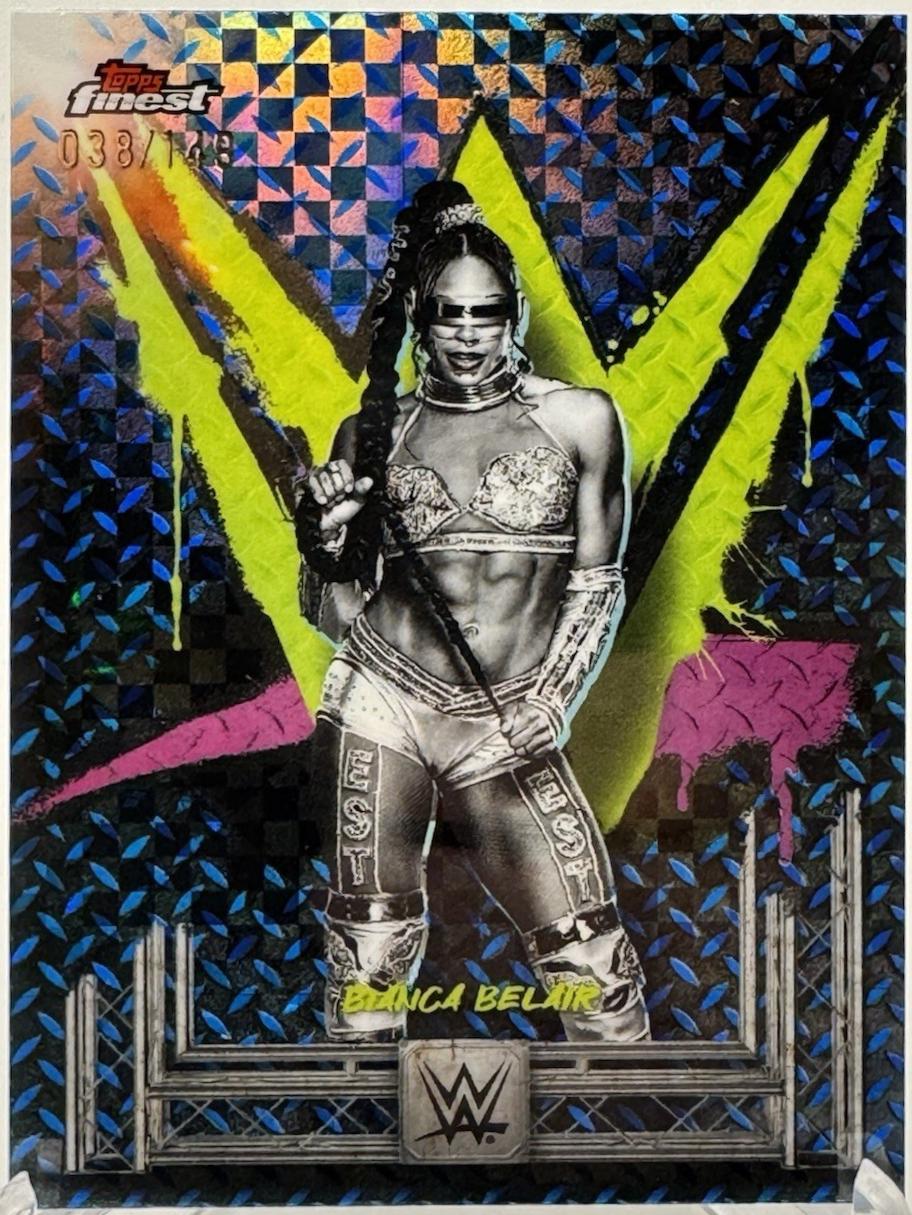 Bianca Belair [Blue Checkerboard Refractor] #40