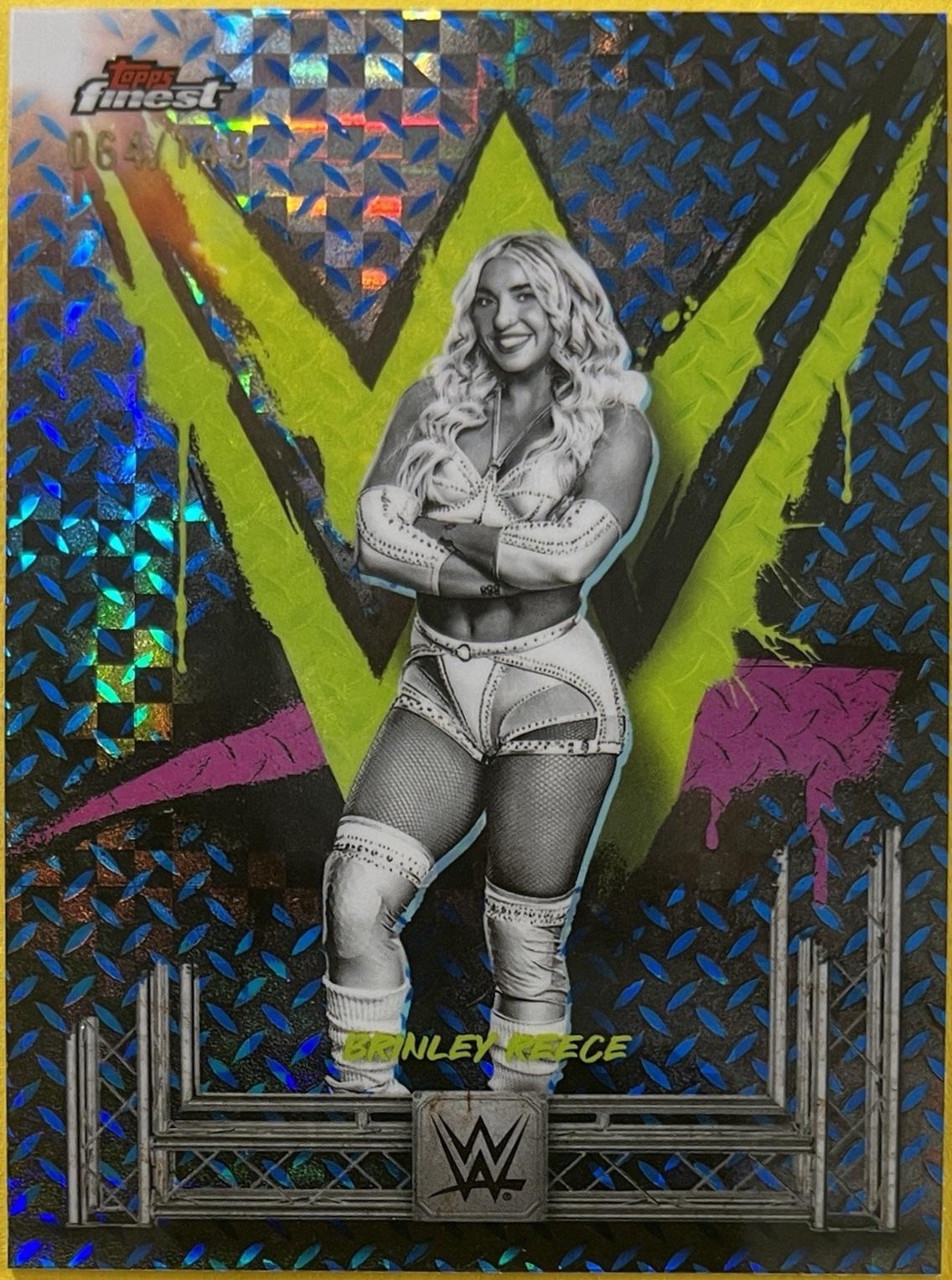 Brinley Reece [Blue Checkerboard Refractor] #75