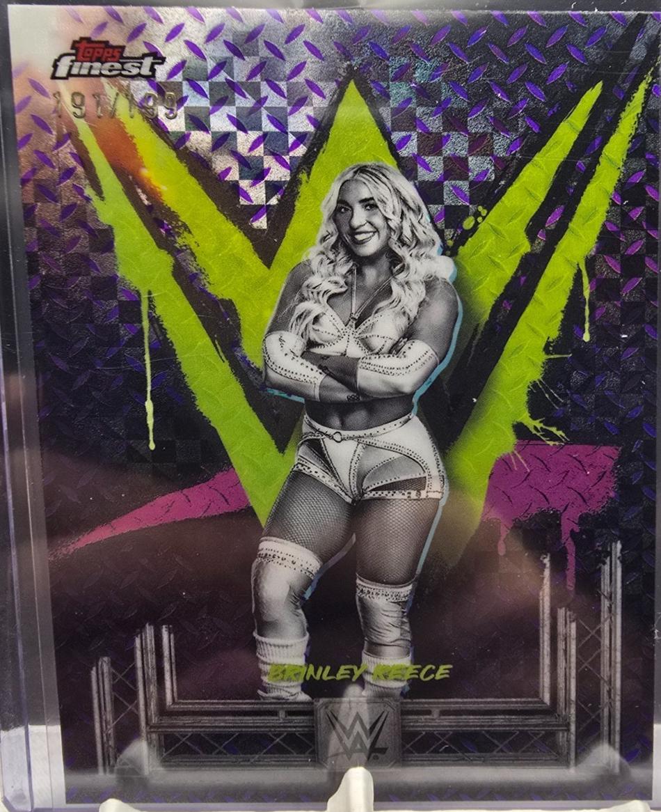 Brinley Reece [Purple Checkerboard Refractor] #75