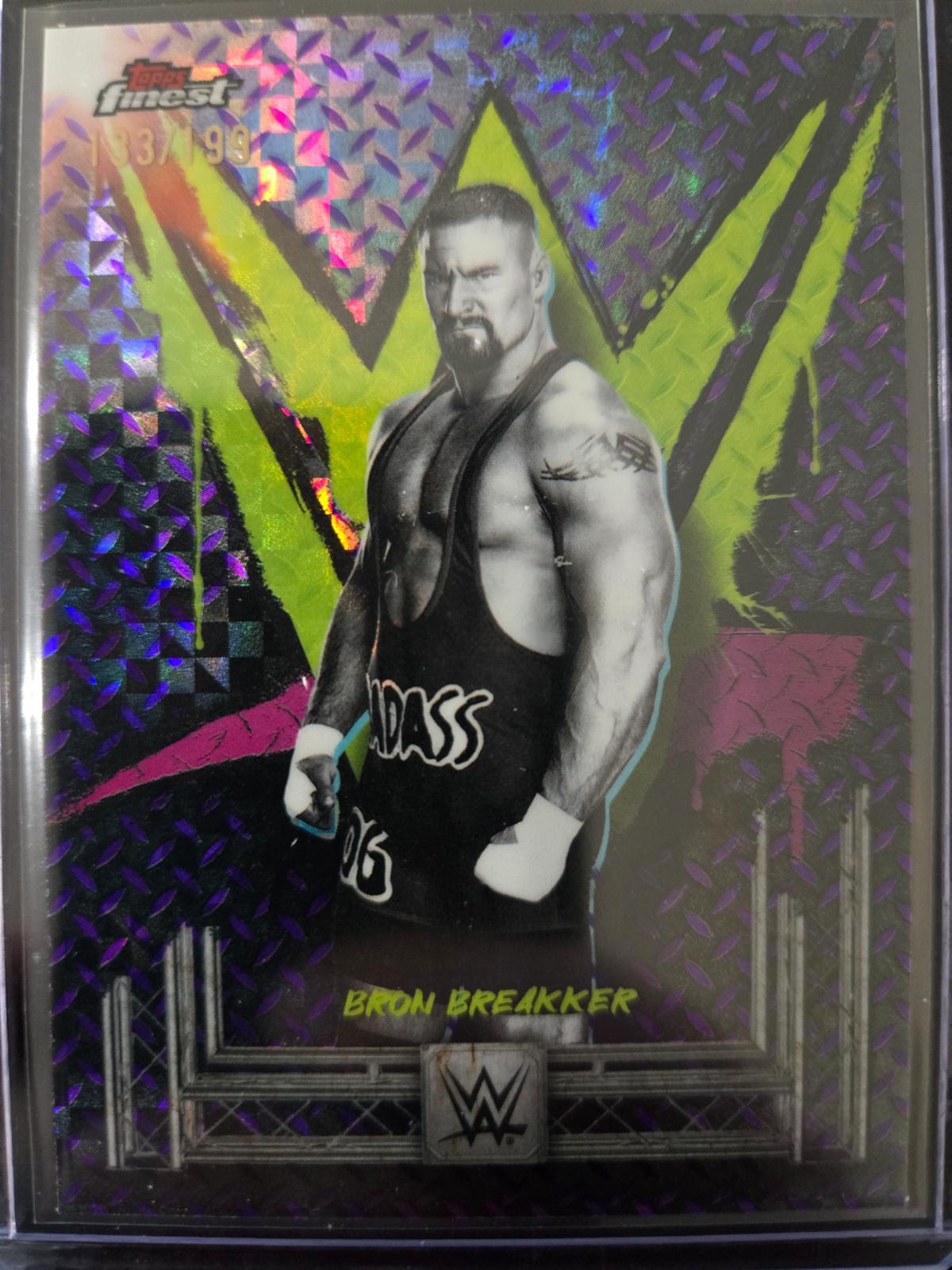 Bron Breakker [Purple Checkerboard Refractor] #51