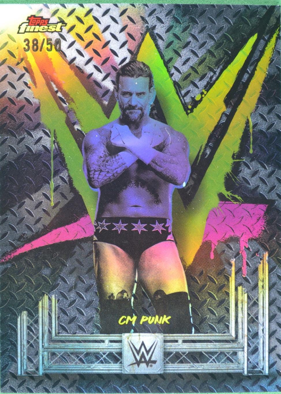 CM Punk [Black Refractor] #47
