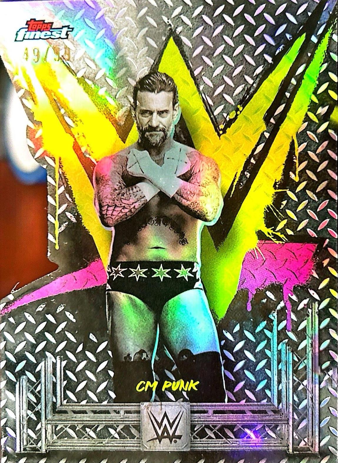 CM Punk [Die-Cut Refractor] #47