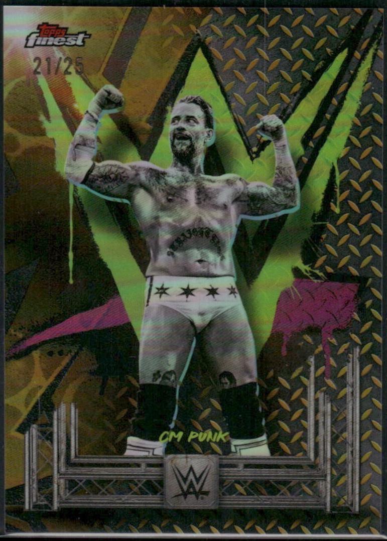 CM Punk [Gold Refractor] #147