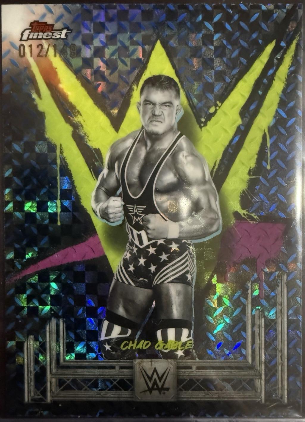 Chad Gable [Blue Checkerboard Refractor] #67