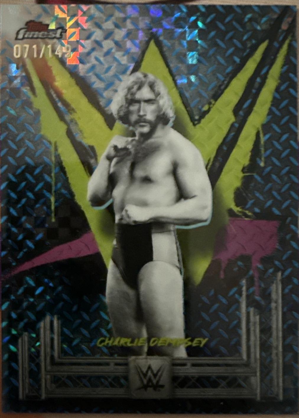 Charlie Dempsey [Blue Checkerboard Refractor] #99