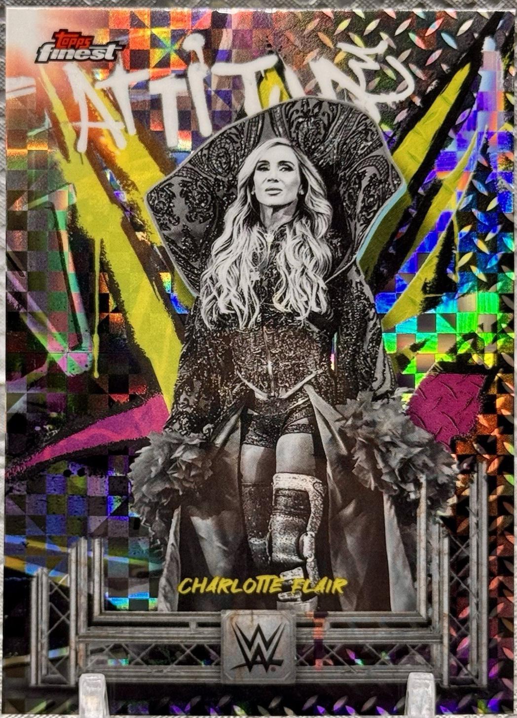 Charlotte Flair [Checkerboard Refractor] #206