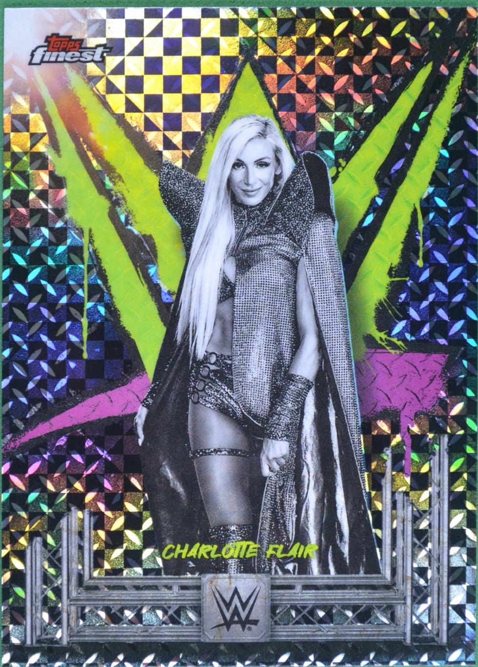 Charlotte Flair [Checkerboard Refractor] #6
