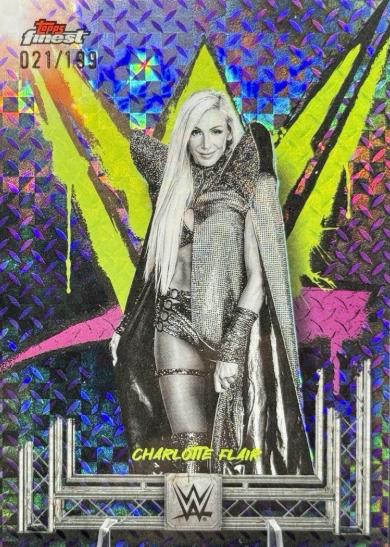 Charlotte Flair [Purple Checkerboard Refractor] #6