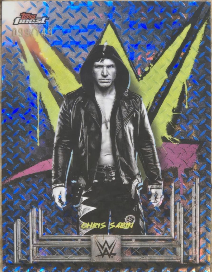 Chris Sabin [Blue Checkerboard Refractor] #27