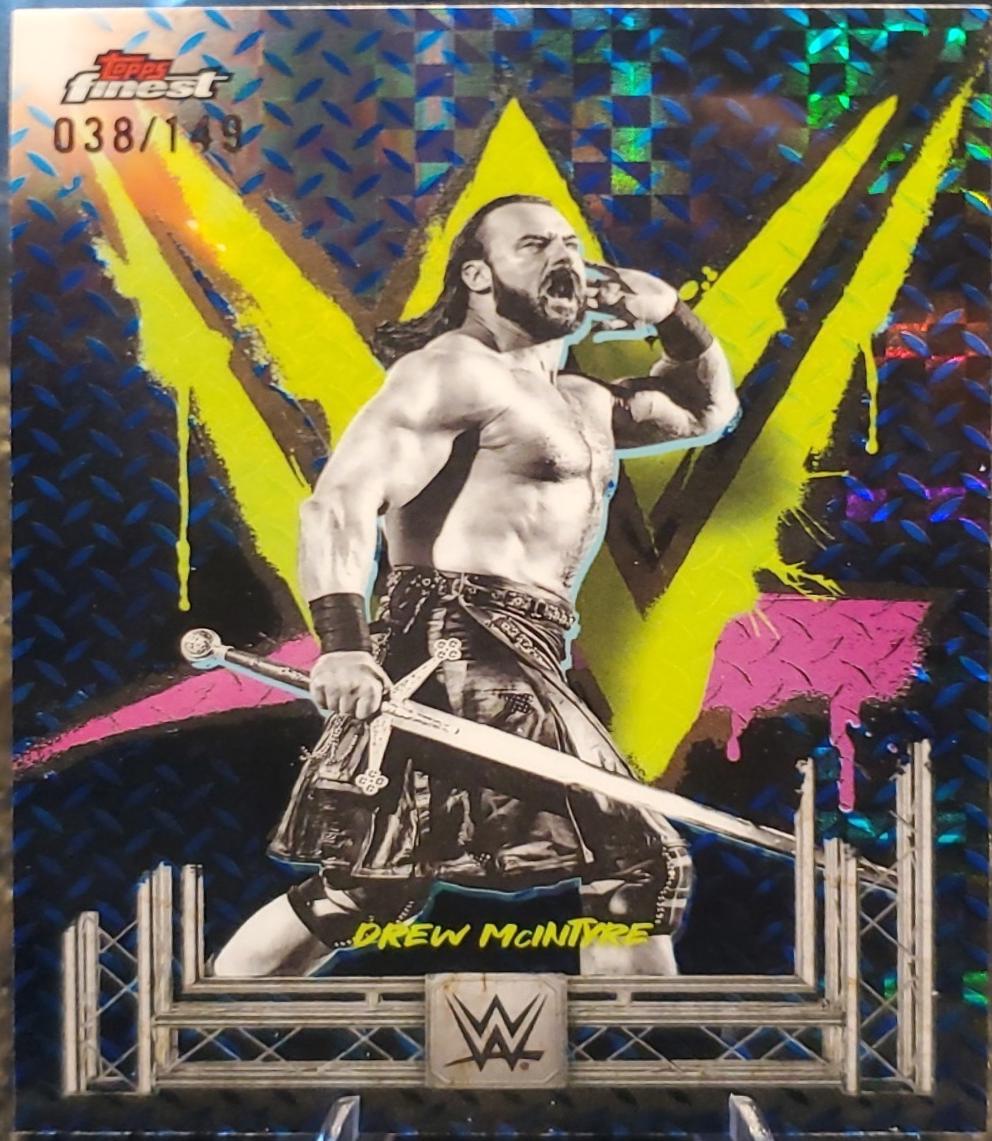 Drew McIntyre [Blue Checkerboard Refractor] #90