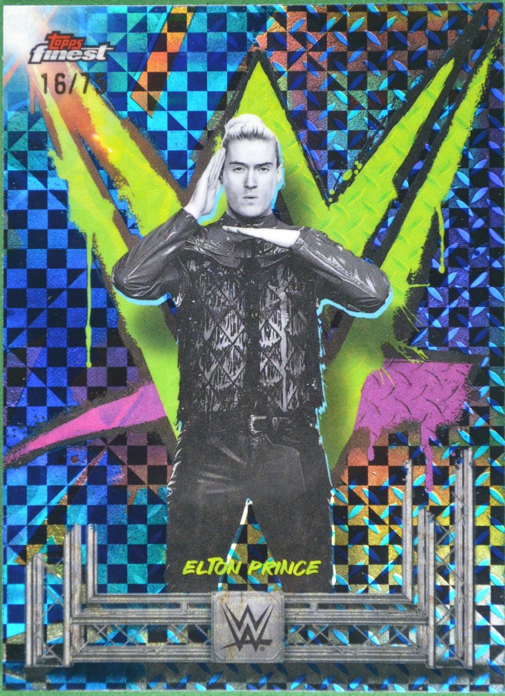 Elton Prince [Blue Checkerboard Refractor] #104