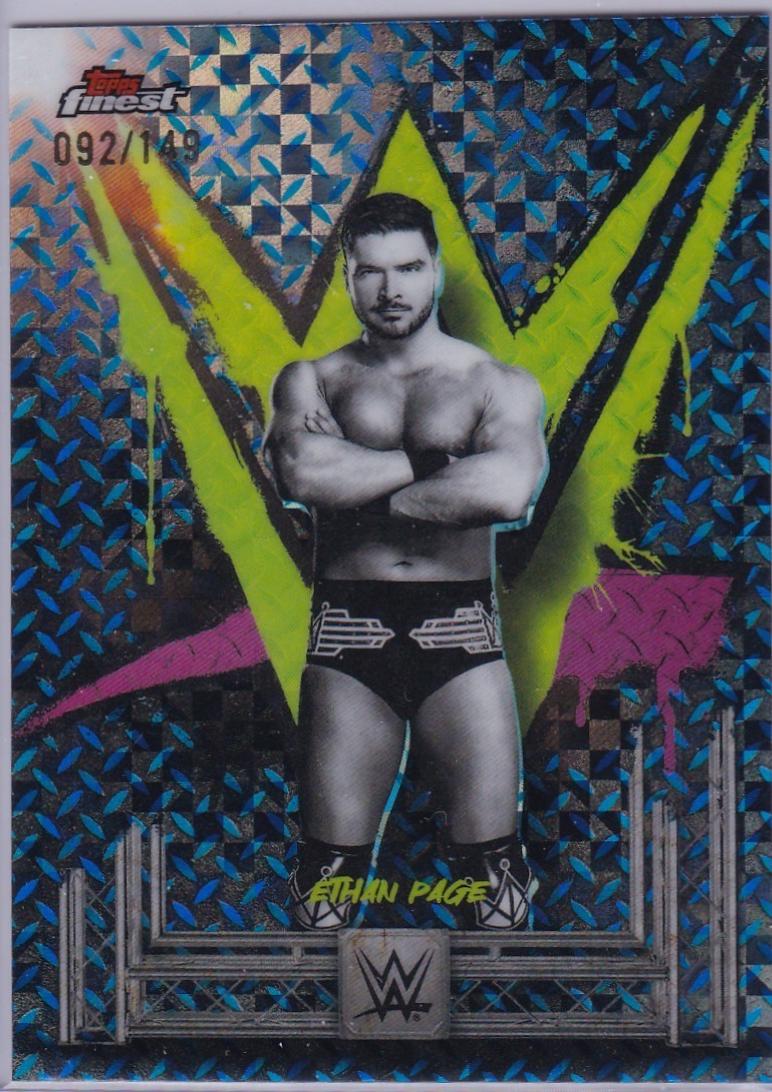Ethan Page [Blue Checkerboard Refractor] #22