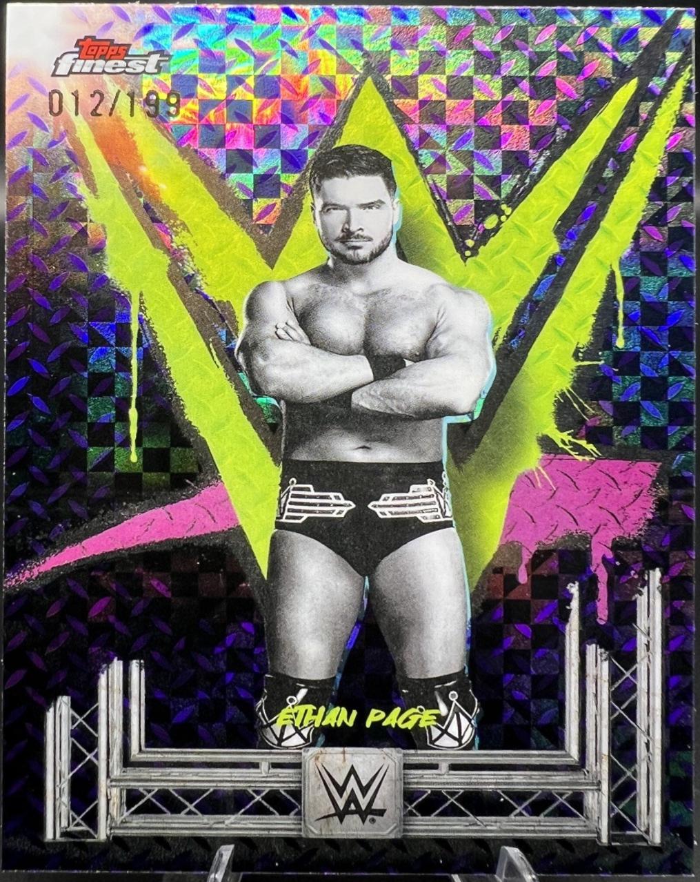 Ethan Page [Purple Checkerboard Refractor] #22