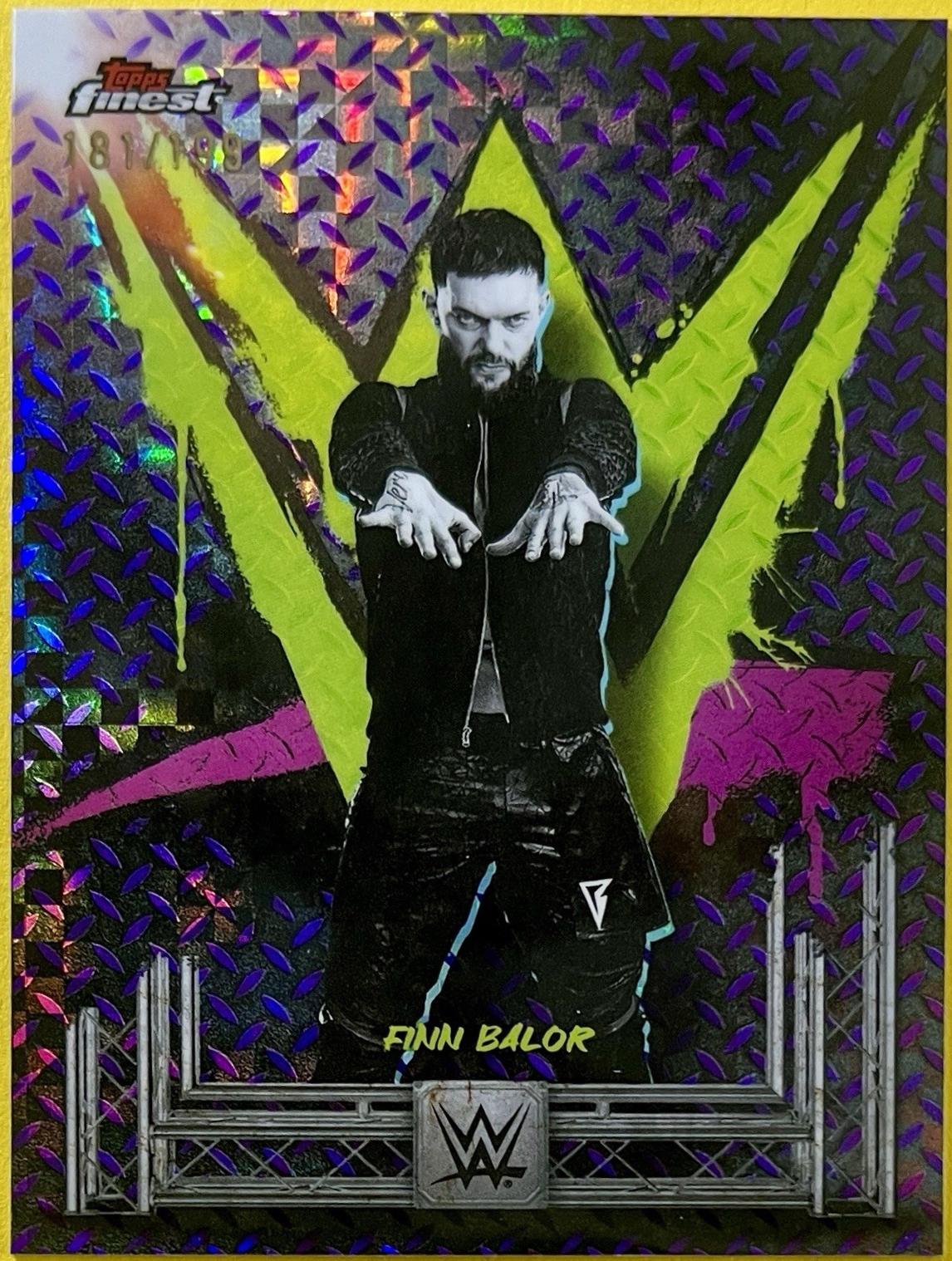 Finn Balor [Purple Checkerboard Refractor] #37